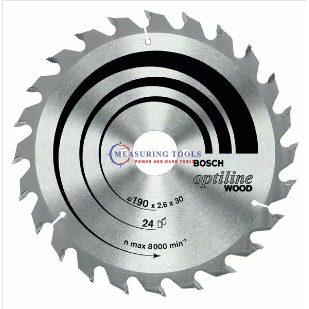 Bosch Optiline Wood, 184 Mm X 20 Mm X 2,5 Mm, 40T Circular Saw Blades Standard Circular saw blade image