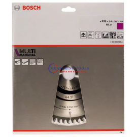 Bosch Multi Material, 235 Mm X 30/25 Mm X 2,4 Mm, 64T Circular Saw Blades