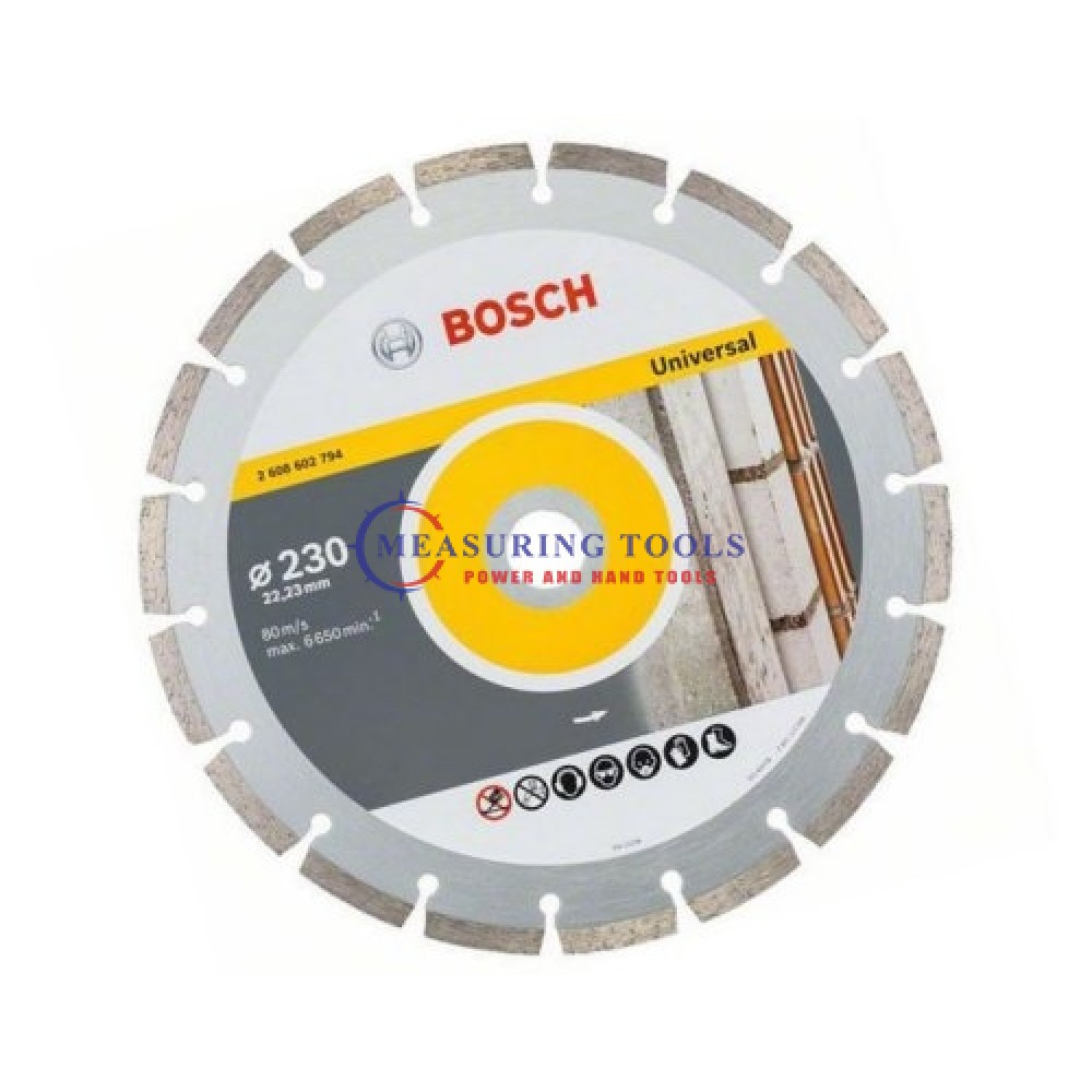 Bosch Universal 230 Mm X 22,23 Mm X 2,3 Mm Diamond Cutting Disc Standard Diamond cutting disc image