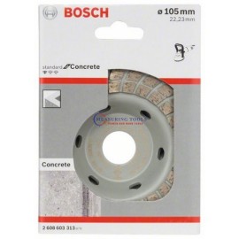 Bosch Standard For Concrete Turbo 105 X 22.23 X3 Mm Diamond Grinding Head