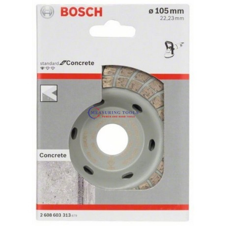 Bosch Standard For Concrete Turbo 105 X 22.23 X3 Mm Diamond Grinding Head Standard Diamond grinding head image