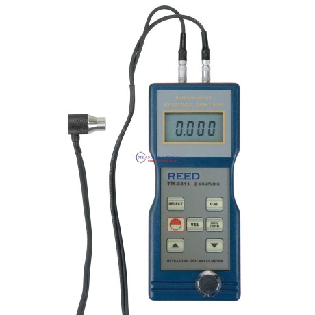 Reed TM-8811 Thickness Gauge, Ultrasonic, 0.05/7.9, 1.5/200mm Thickness Gauge image