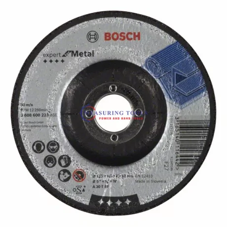 Bosch Expert For Grinding Disc With Depressed Centre, 125 Mm, 22,23 Mm, 6,0 Mm