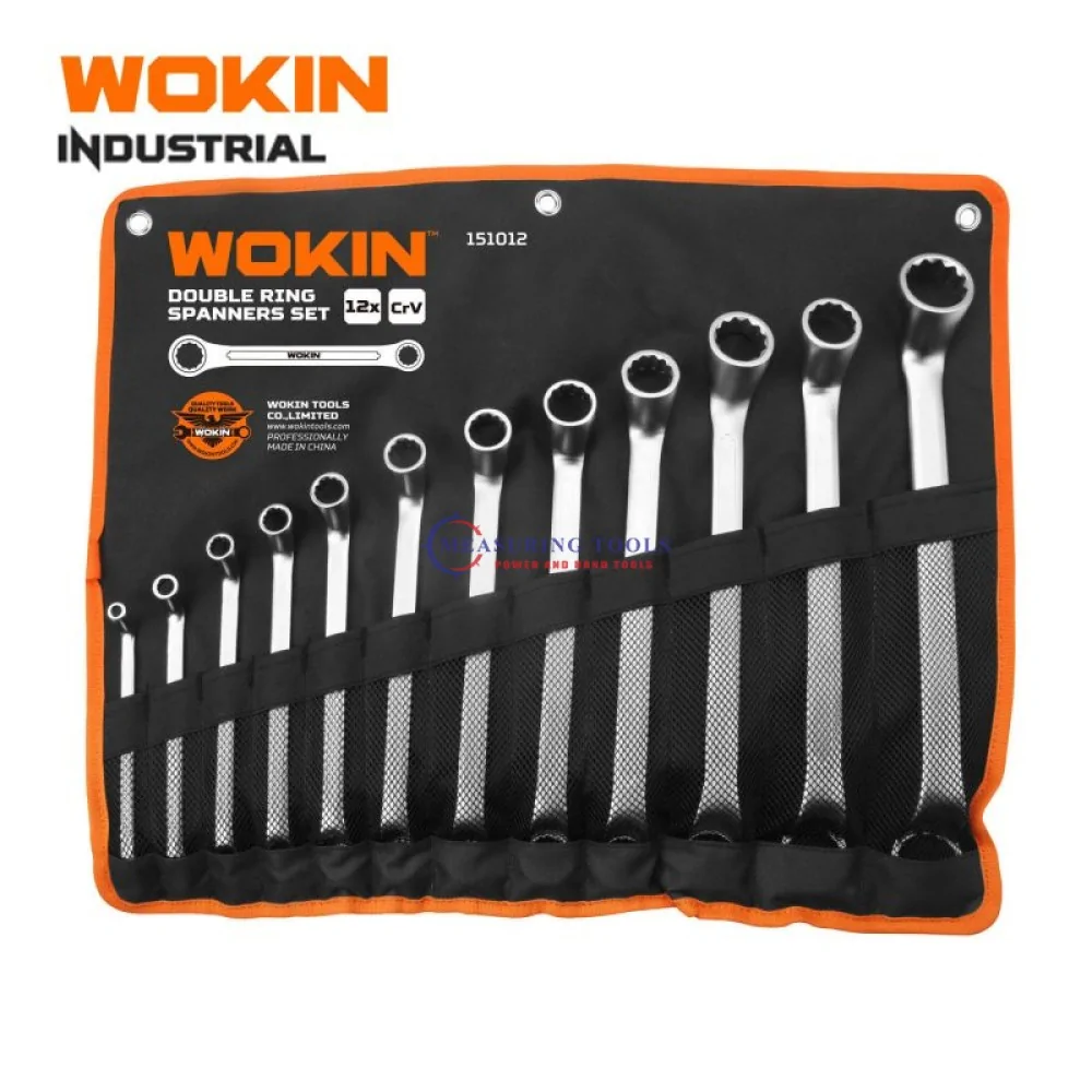 Wokin 12pcs Double Ring Wrench Set Mechanics Tools image