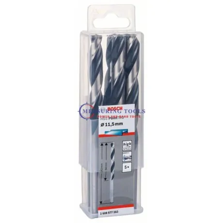 Bosch HSS PointTeQ DIN 338 11,5 X 94 X 142 Mm (5pcs) Metal Drill Bits HSS PointTeQ Metal drill bits image