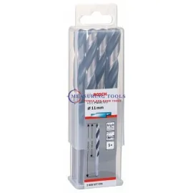 Bosch HSS PointTeQ DIN 338 11 X 94 X 142 Mm (5pcs) Metal Drill Bits Bosch HSS PointTeQ DIN 338 11 X 94 X 142 Mm (5pcs) Metal Drill Bits