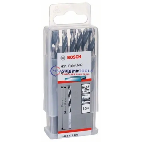 Bosch HSS PointTeQ DIN 338 5,5 X 57 X 93 Mm (10pcs) Metal Drill Bits HSS PointTeQ Metal drill bits image