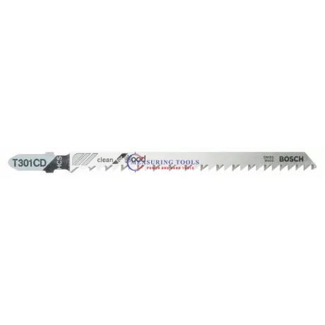 Bosch T 301 CD Clean For Wood (5pcs) Jig Saw Blades Jigsaw blades image