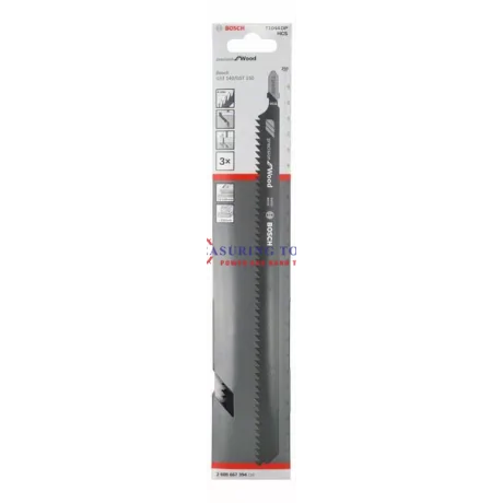 Bosch T1044DP Precision For Wood < 150mm (3pcs) Jig Saw Blades Jigsaw blades image