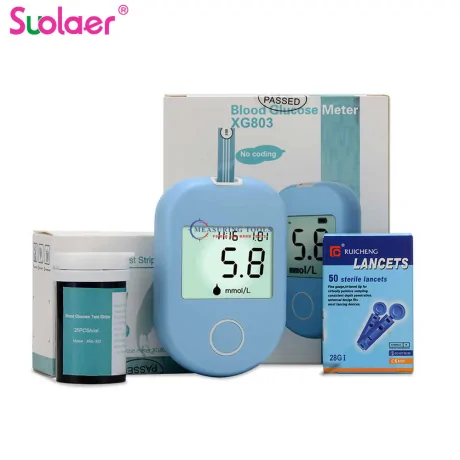 ARI XG803 Glucometer With 50 Trips Medical image
