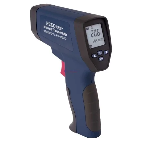 Reed R2007 IR Thermometer Dual Laser, 50:1, -58/2012F, -50/1100C  image