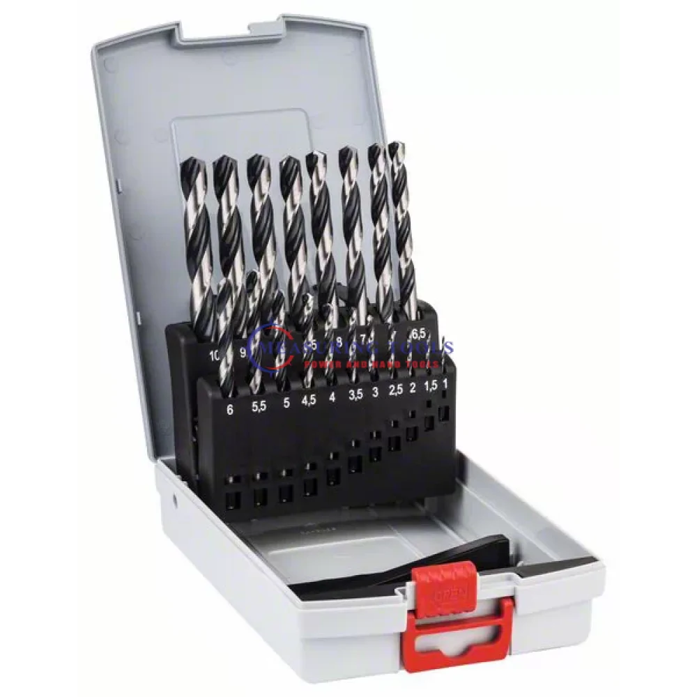 Bosch ProBox HSS PointTeQ 1-10 Mm (19Pcs) Metal Drill Bits Probox HSS Metal drill bits image