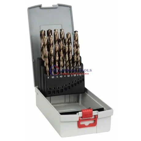 Bosch Probox HSS-Co, 1-13 Mm (25pcs) Metal Drill Bits