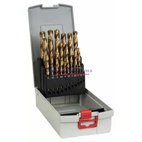 Bosch Probox HSS-TiN, 1-13 Mm (25pcs) Metal Drill Bits