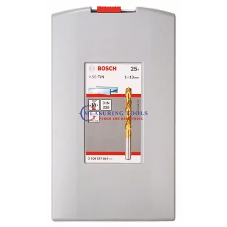 Bosch Probox HSS-TiN, 1-13 Mm (25pcs) Metal Drill Bits