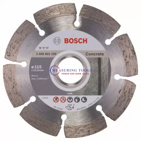 Bosch Professional For Concrete 115 Mm X 22,23 Mm X 1,6 Mm Diamond Cutting Disc