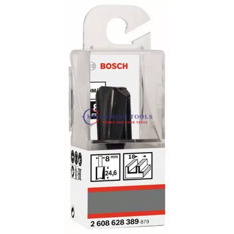 Bosch Routing Straight Bits 8 Mm, D1 18 Mm, L 25 Mm, G 56 Mm Routing bits image