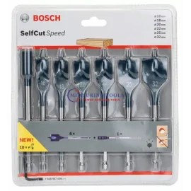 Bosch 7-piece Set 16; 18; 20; 22; 25; 32 Mm Wood Drill Bits Bosch 7-piece Set 16; 18; 20; 22; 25; 32 Mm Wood Drill Bits