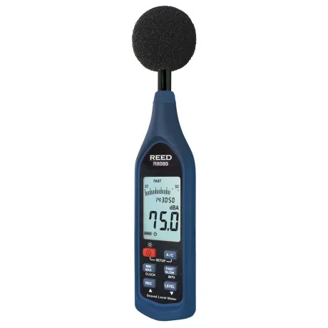Reed R8080 Sound Level Meter, Bar graph, Data Logger Sound Level Meters image