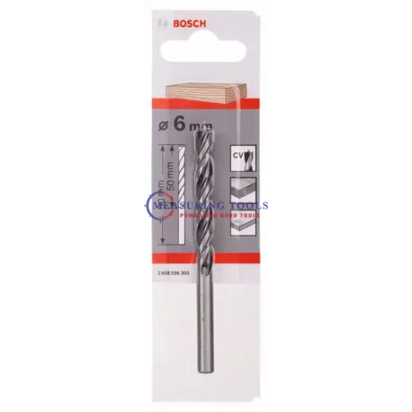 Bosch 6 X 57 X 93 Mm, D 6 Mm Wood Drill Bits Standard brad point Wood Drill Bits image