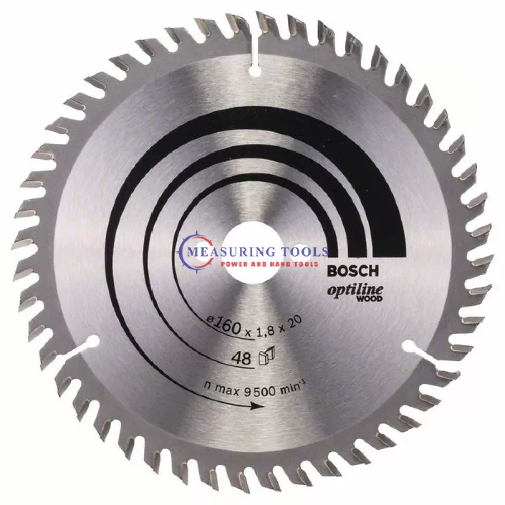 Bosch Optiline Wood, 160 X 20/16 X 1,8 Mm, 48T Circular Saw Blades Standard Circular saw blade image