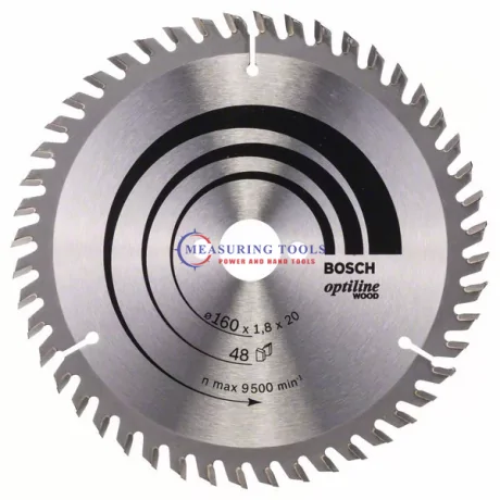 Bosch Optiline Wood, 160 X 20/16 X 1,8 Mm, 48T Circular Saw Blades Standard Circular saw blade image