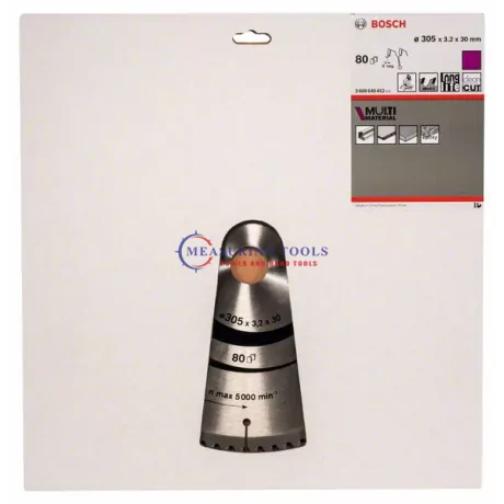 Bosch Multi Material, 305 Mm X 30 Mm X 3,2 Mm, 80T Circular Saw Blades Standard Circular saw blade image